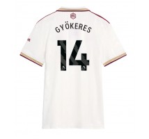 Arsenal Viktor Gyokeres #14 Koszulka Trzecia damskie 2025-26 Krótki Rękaw